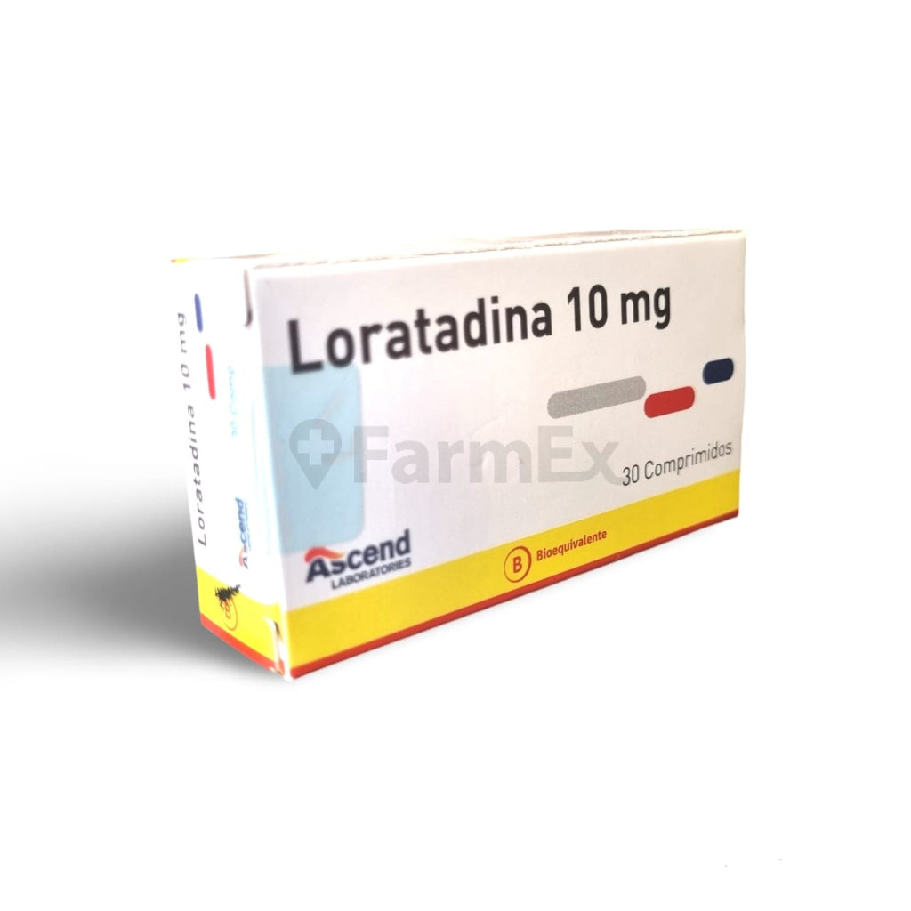 Loratadina 10 mg x 30 comprimidos "Ley Cenabast" ascend